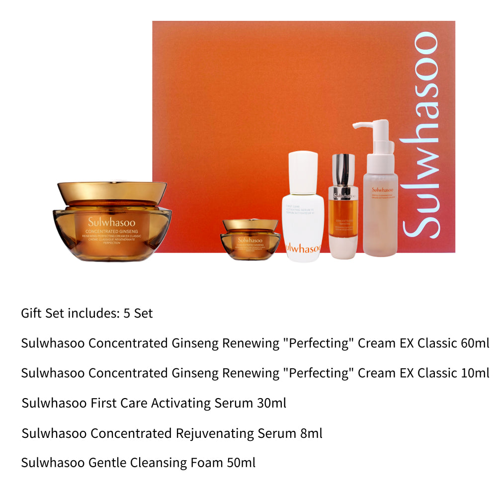 Sulwhasoo - Concentrated Ginseng Renewing Perfecting Cream EX Classic gaveæske