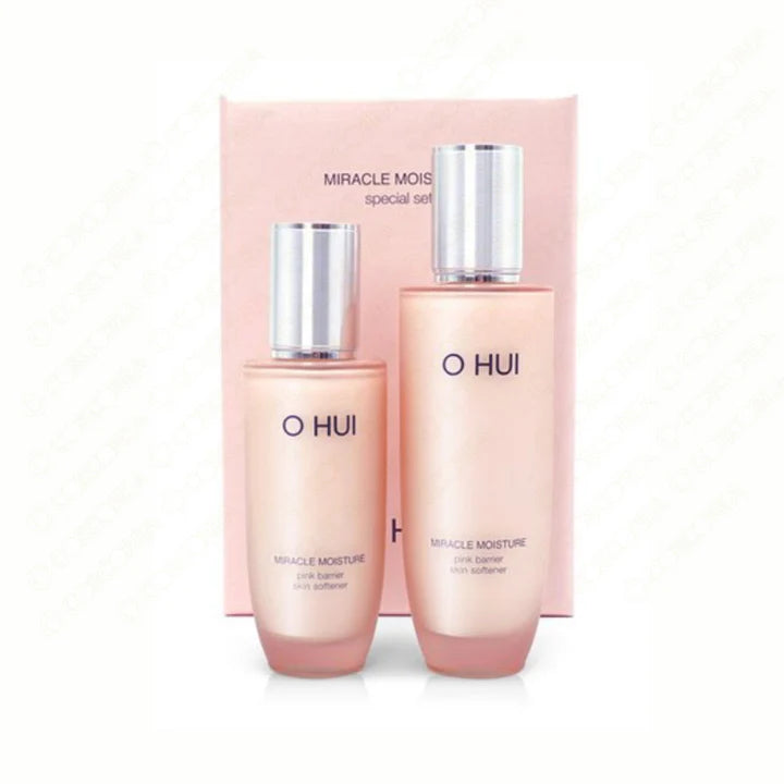 OHUI - Miracle Moisture Pink Barrier Skin Softener 2stk sæt